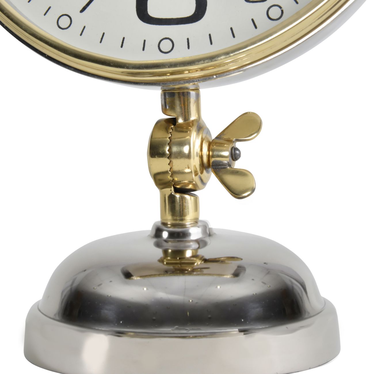 Stollard Gold & Silver Nickel Mantel Clock